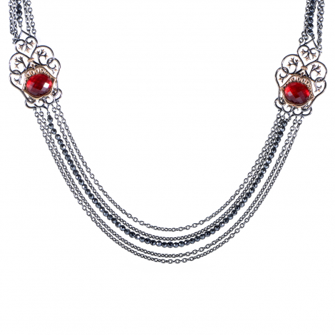 Stephen Webster Les Dents de la Mer Sterling Silver & Quartz Necklace