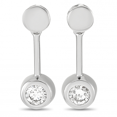 LB Exclusive 14K White Gold 0.58 ct Diamond Earrings