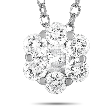 LB Exclusive 14K White Gold 0.25ct Diamond Necklace