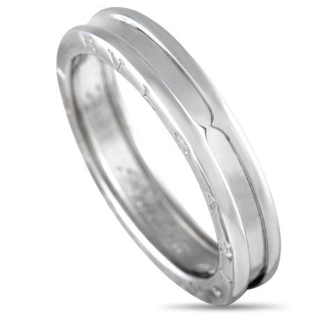 Bvlgari B.zero1 18K White Gold Single Band Ring