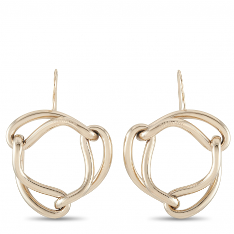 Calvin Klein Unified Champagne Gold PVD-Plated Stainless Steel Earrings