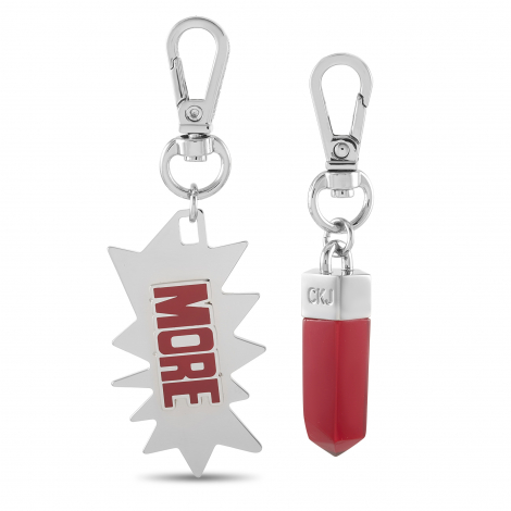 Calvin Klein Downtown Stainless Steel Red Resin Charms