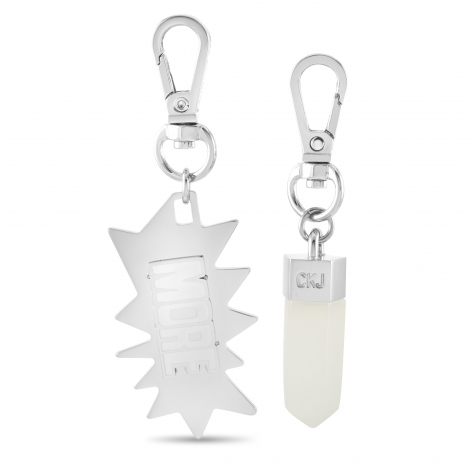 Calvin Klein Downtown Stainless Steel White Resin Charms