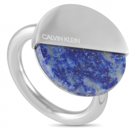 Calvin Klein Spicy Stainless Steel Lapis Lazuli Ring