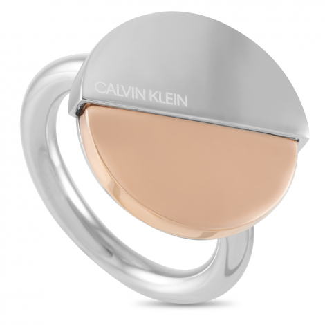 Calvin Klein Spicy Stainless Steel Rose Gold PVD Ring