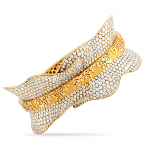 Carrera Y Carrera 18K Yellow Gold 17.50 ct Diamond Bracelet