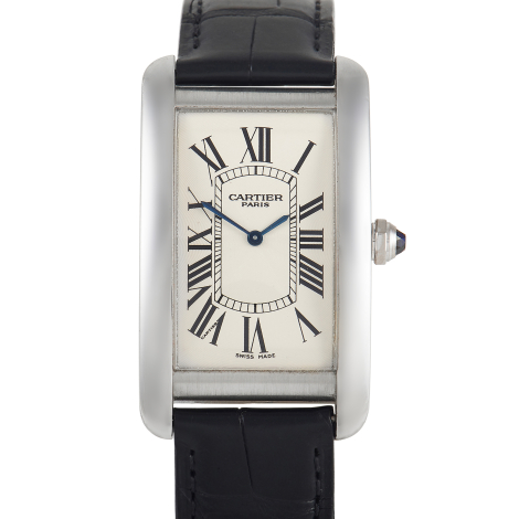 Cartier Tank Américaine Platinum Watch 1734B