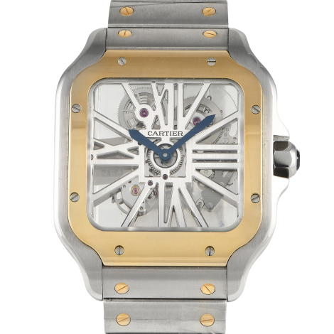 Cartier Santos Skeleton Large Model Watch WHSA0019