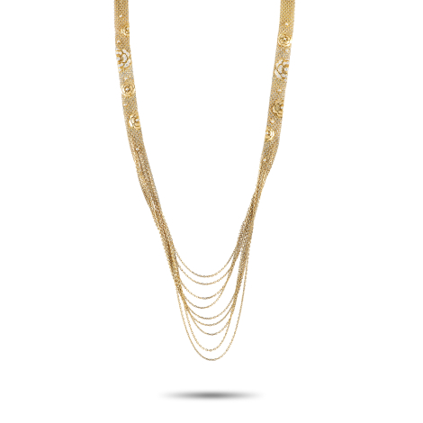 Chanel Impression De Camila 18K Yellow Gold 1.0ct Diamond Necklace