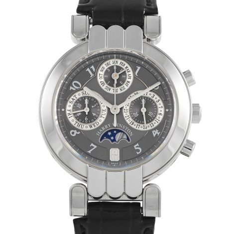 Harry Winston Ocean Perpetual Calendar Platinum Watch 200-MCAPC38P