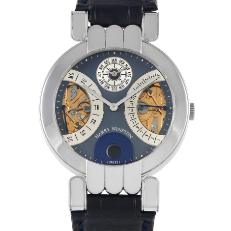 Harry Winston Premier Excenter Bi-Retrograde Perpetual Calendar Watch 200/MAPC