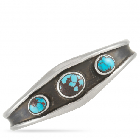 King Baby Thin Turquoise Cuff Bracelet