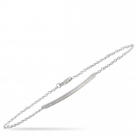 LB Exclusive 14K White Gold 0.10 ct Diamond Bracelet