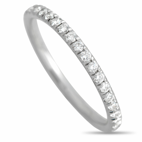 LB Exclusive 14K White Gold 0.65ct Diamond Eternity Band Ring