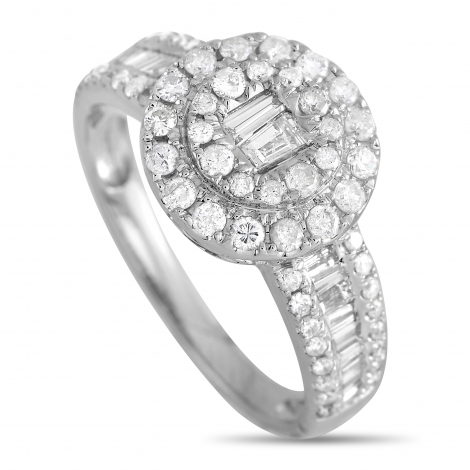 LB Exclusive 14K White Gold 1.00 ct Diamond Ring