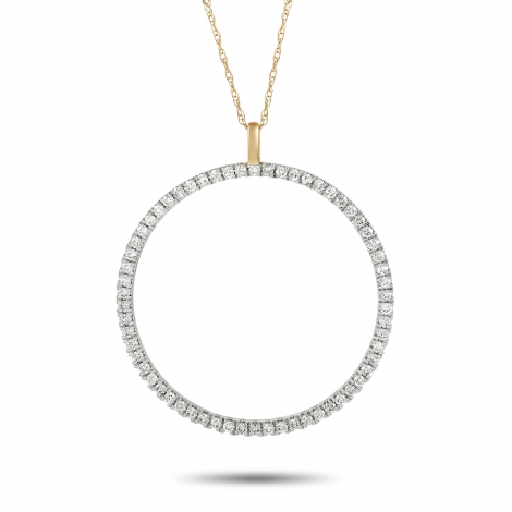 LB Exclusive 14K Yellow Gold 0.50 ct Diamond Necklace