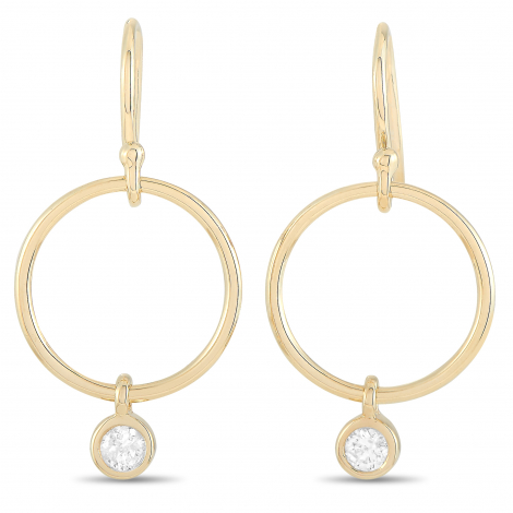 LB Exclusive 14K Yellow Gold 0.32 ct Diamond Earrings