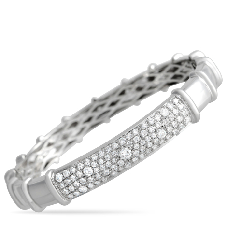 LB Exclusive 18K White Gold 2.02ct Diamond Bracelet