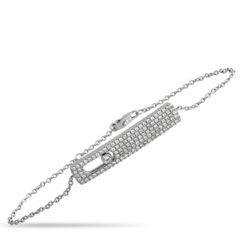 LB Exclusive 18K White Gold 0.85ct Diamond Bracelet