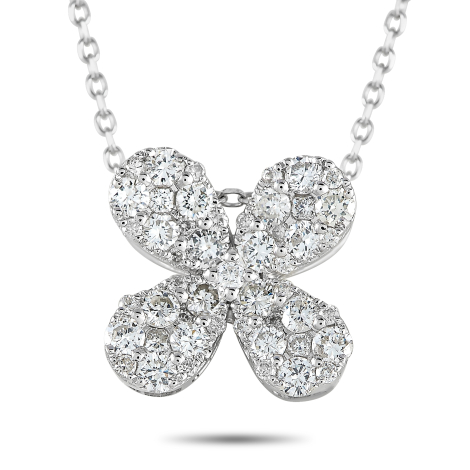 LB Exclusive 18K White Gold 0.50 ct Diamond Necklace