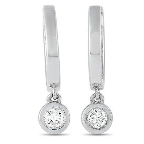 LB Exclusive 14K White Gold 0.25 ct Diamond Earrings