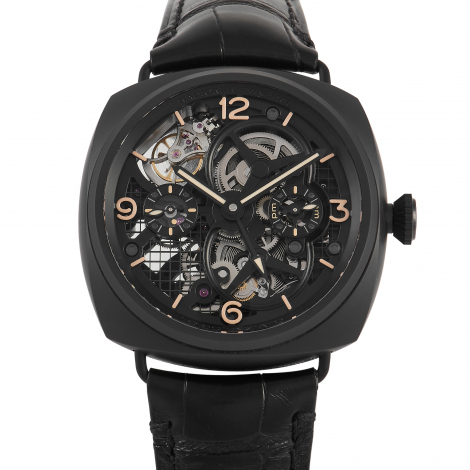 Officine Panerai Lo Scienziato Radiomir Tourbillon GMT Ceramica Men's Watch PAM350