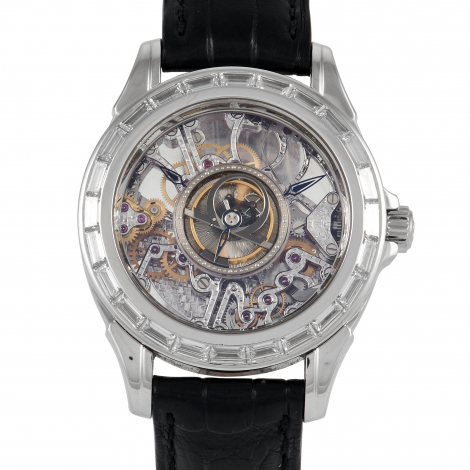 Omega De Ville Tourbillon Platinum Chronometer Watch 5946.30.31