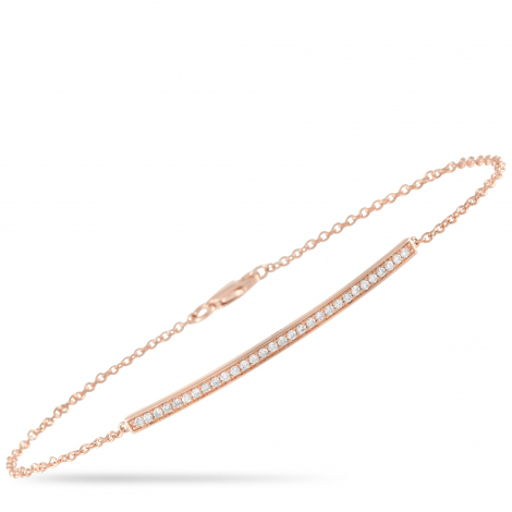 LB Exclusive 14K Rose Gold 0.25 ct Diamond Bracelet