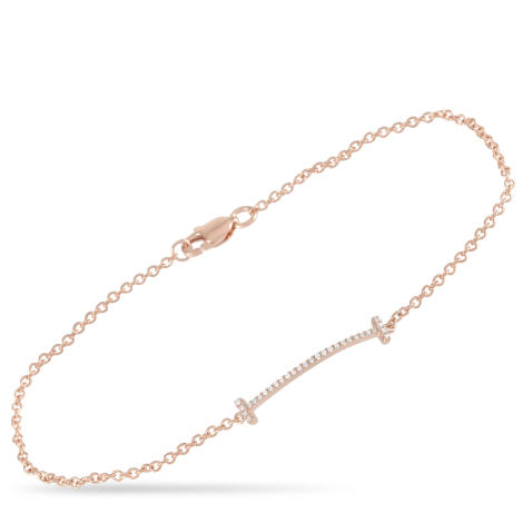 LB Exclusive 14K Rose Gold 0.10ct Diamond Bracelet