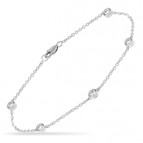 LB Exclusive 14K White Gold 0.50 ct Diamond Bracelet