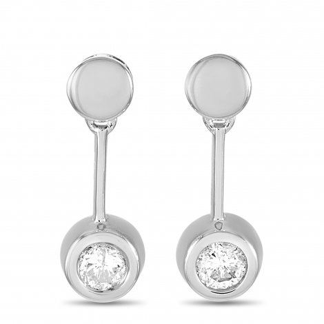 LB Exclusive 14K White Gold 0.25 ct Diamond Earrings