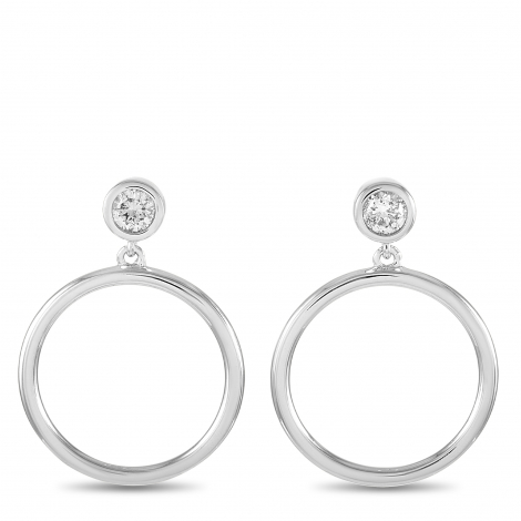 LB Exclusive 14K White Gold 0.40 ct Diamond Earrings