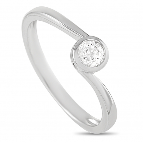 LB Exclusive 14K White Gold 0.26 ct Diamond Ring