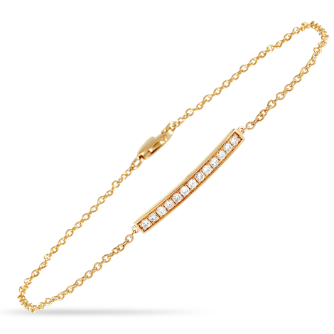 LB Exclusive 14K Yellow Gold 0.25 ct Diamond Bracelet