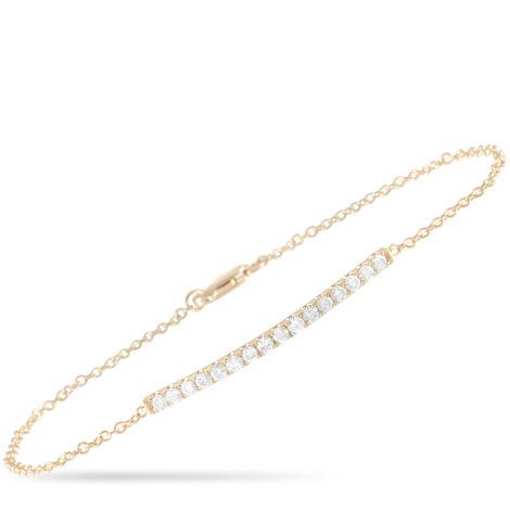 LB Exclusive 14K Yellow Gold 0.50ct Diamond Bracelet