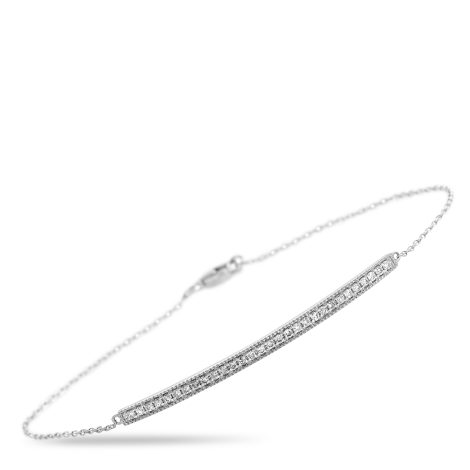 LB Exclusive 18K White Gold 0.25ct Diamond Bracelet