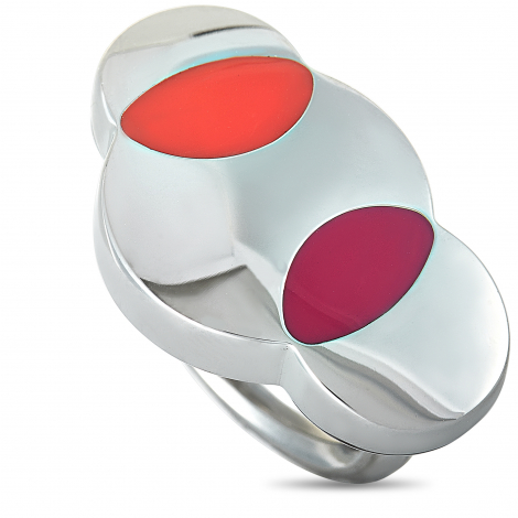 Swatch Spott Drops Stainless Steel and Resin Ring