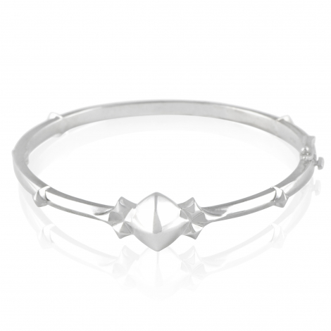 Stephen Webster New Superstud Womens Silver Bangle Bracelet