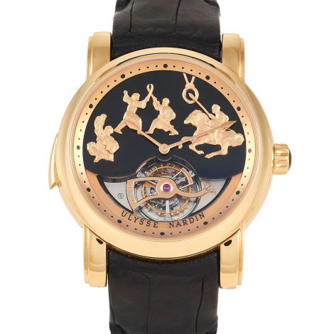 Ulysse Nardin Westminster Jaquemarts Genghis Khan Tourbillon Minute Repeater Watch 780-88